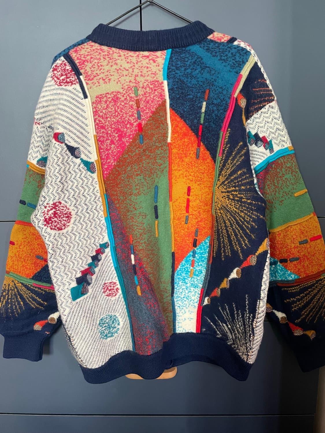 게쿠 아메카지 Australia 양털100 케이블 가디건 상품이미지6