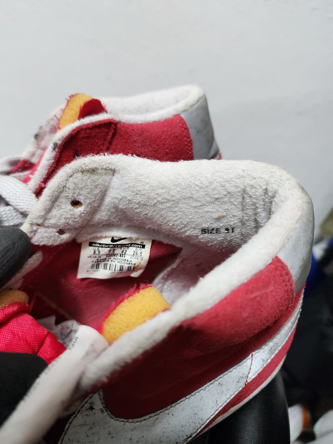 Nike 나이키 블레이져 미드 프리미엄 빈티지 레드 상품이미지6