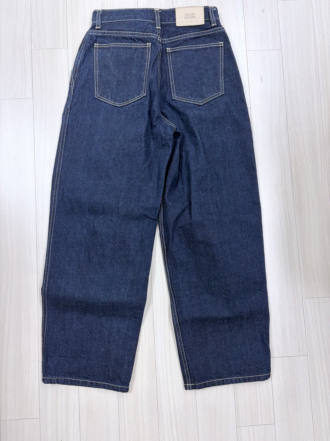 파사드패턴 라운드 데님 팬츠 상품이미지4