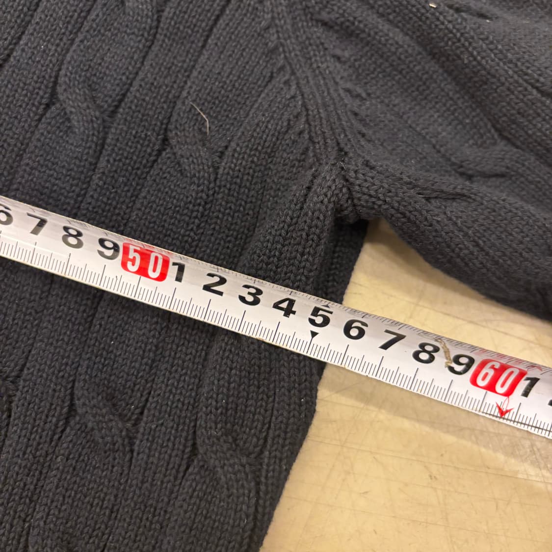 인템포무드 케이블 니트 상품이미지5