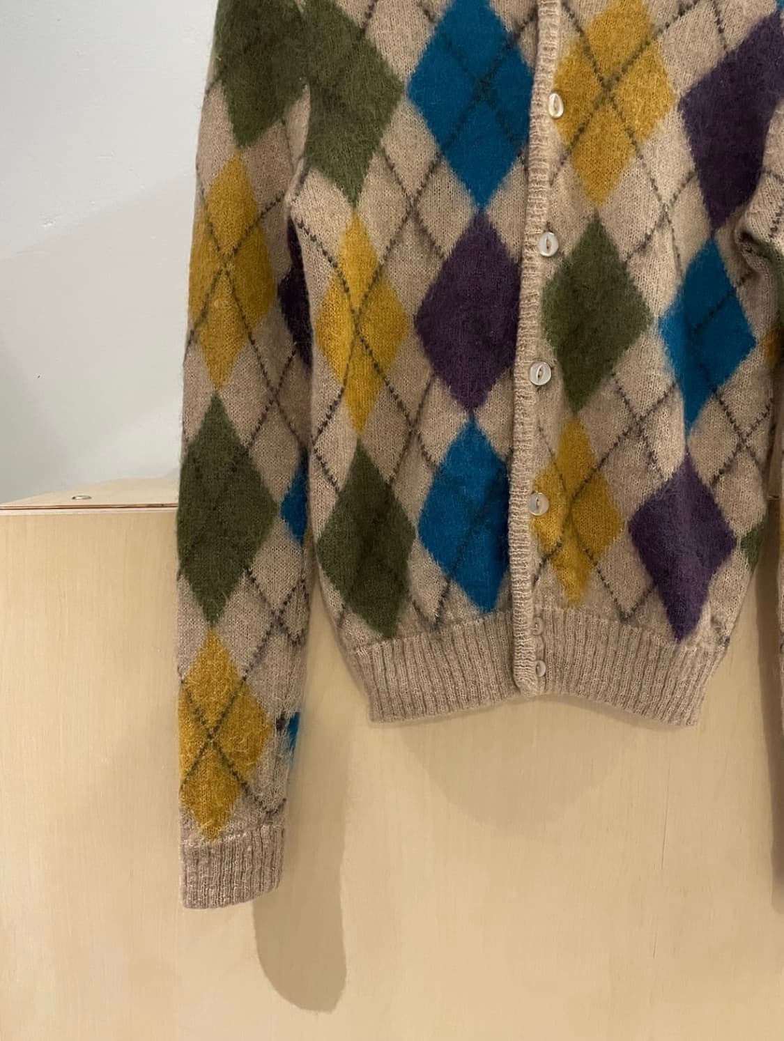 빔즈 보이 아가일 니트 상품이미지2