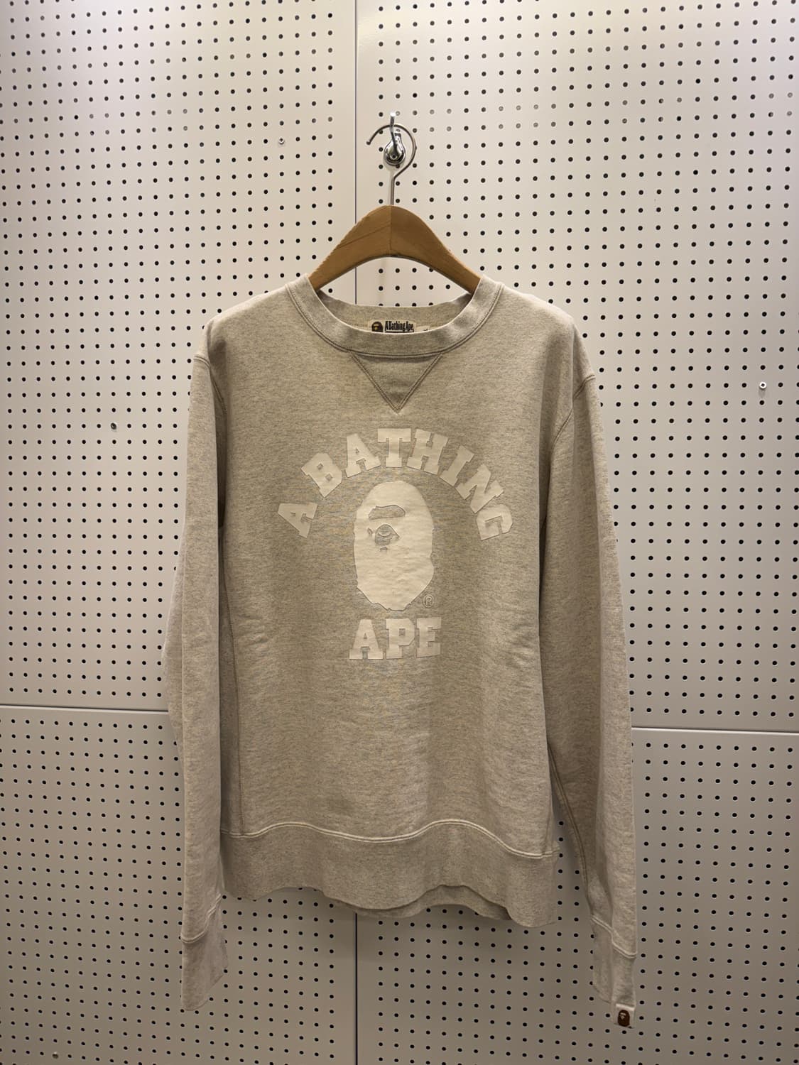 베이프 컬리지 크루넥 스웻 셔츠 U591 상품이미지2