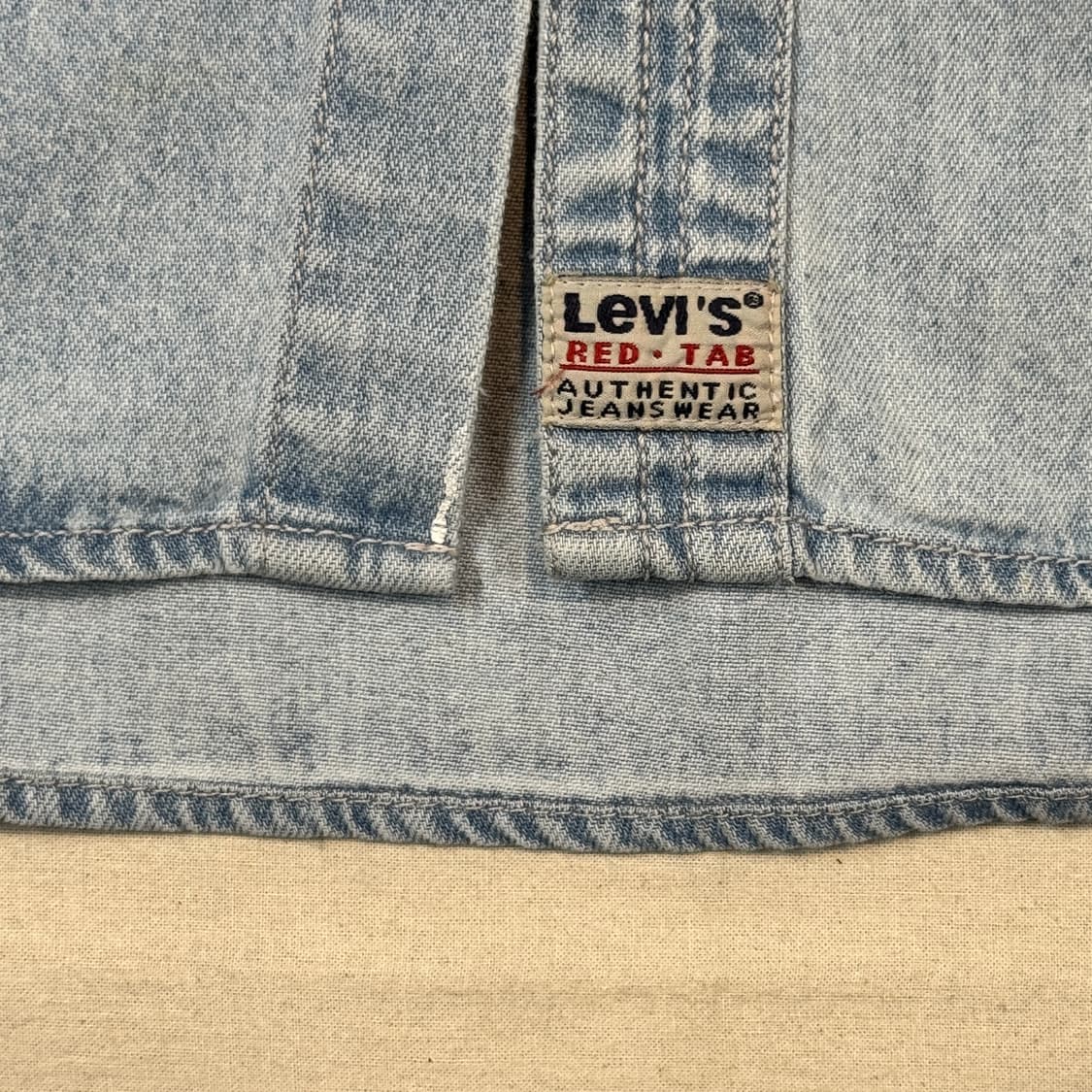 XL) 리바이스 투포켓 워크 데님 셔츠 자켓 T버튼 타입 L80 상품이미지4