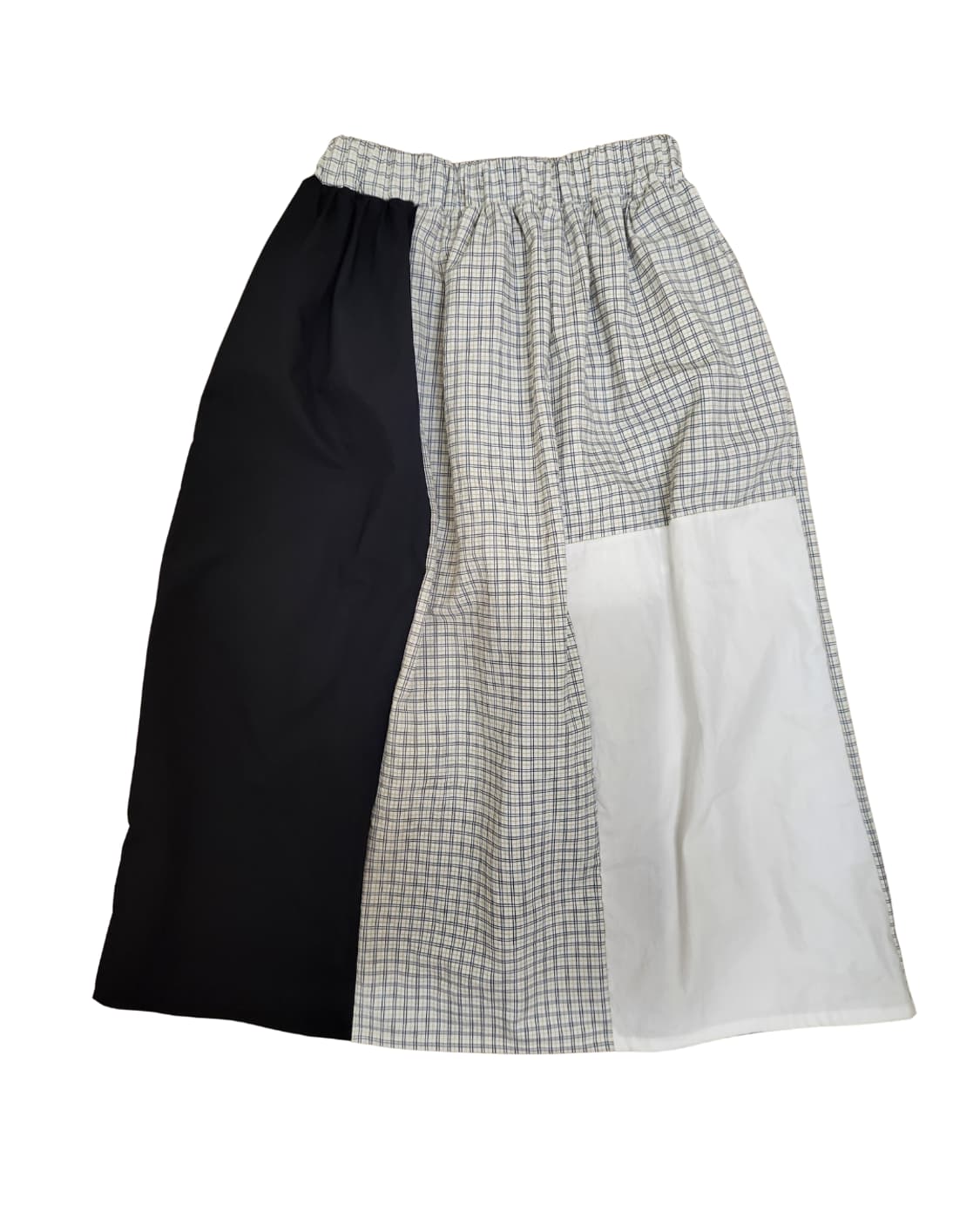 360도 양방향 블랙 체크 빈티지 스커트 상품이미지4