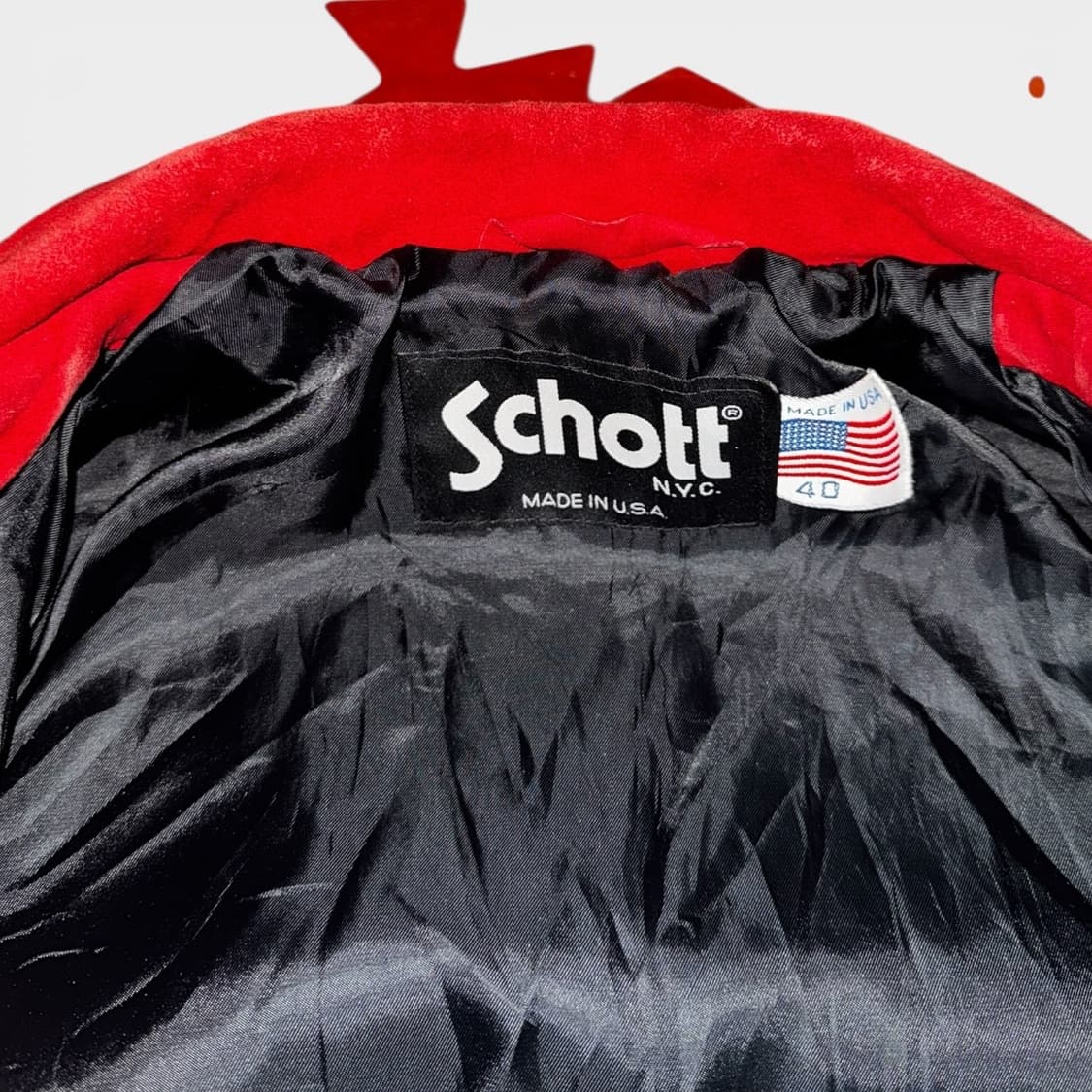 80‘s Schott suede jacket  상품이미지4