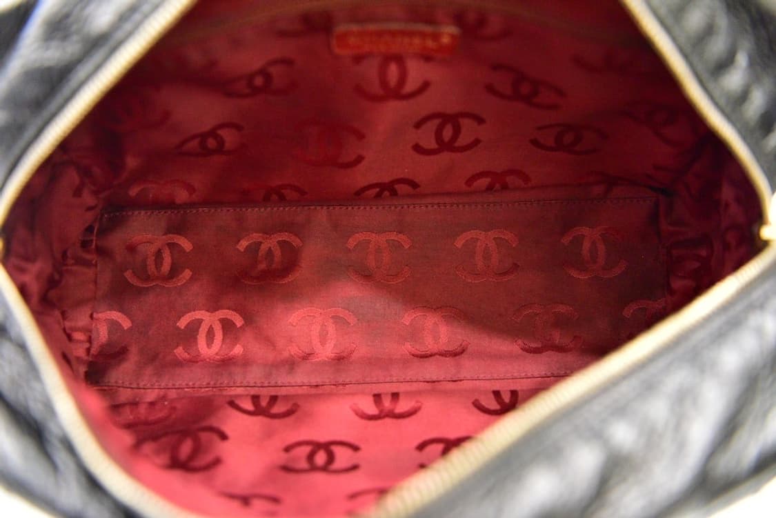 샤넬 레더 볼링백 (정품) 상품이미지9