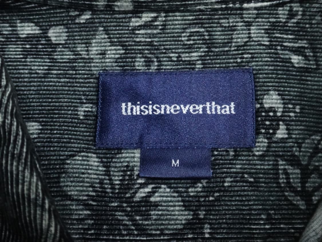 (M) 디스이즈네버댓 남성 Floral Corduroy Shirt 상품이미지8