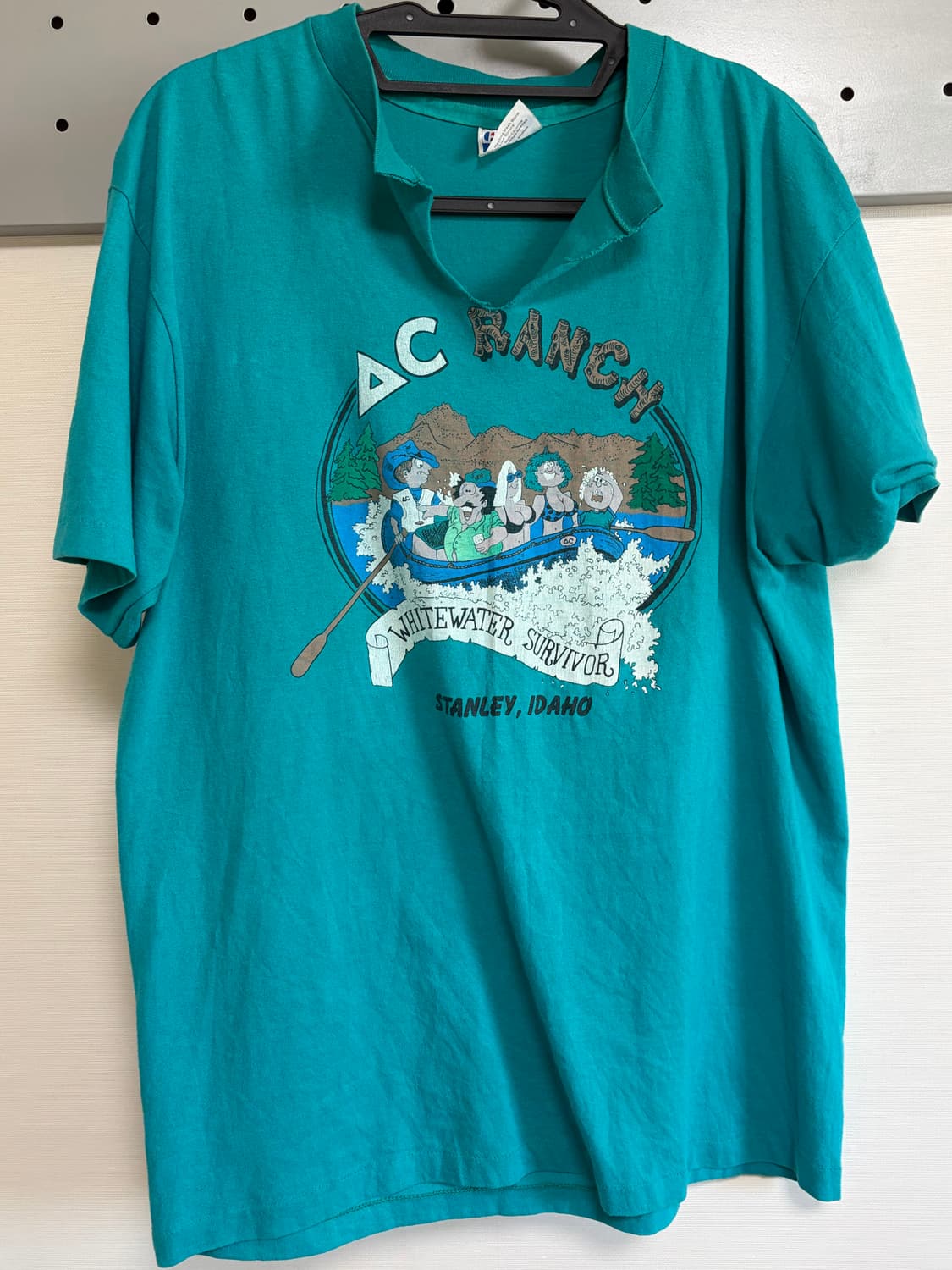 80s hanes 싱글스티치 L 티셔츠 상품이미지1