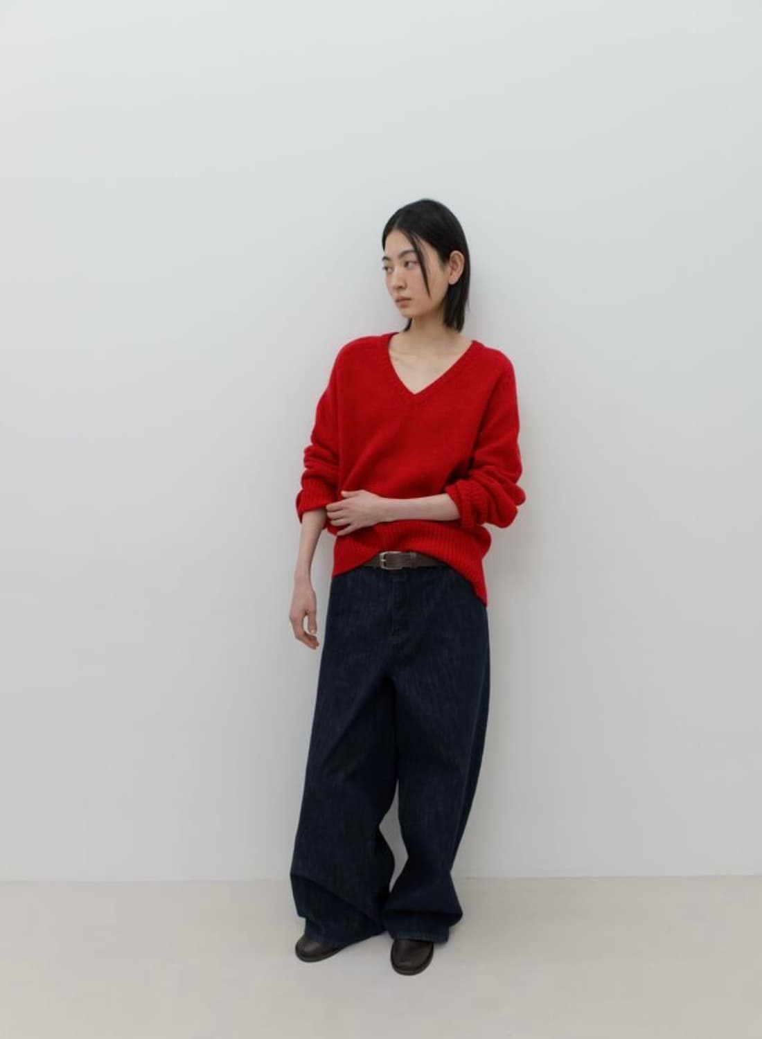 Gbh 25FW CINCH-BACK DENIM / NAVY 상품이미지1