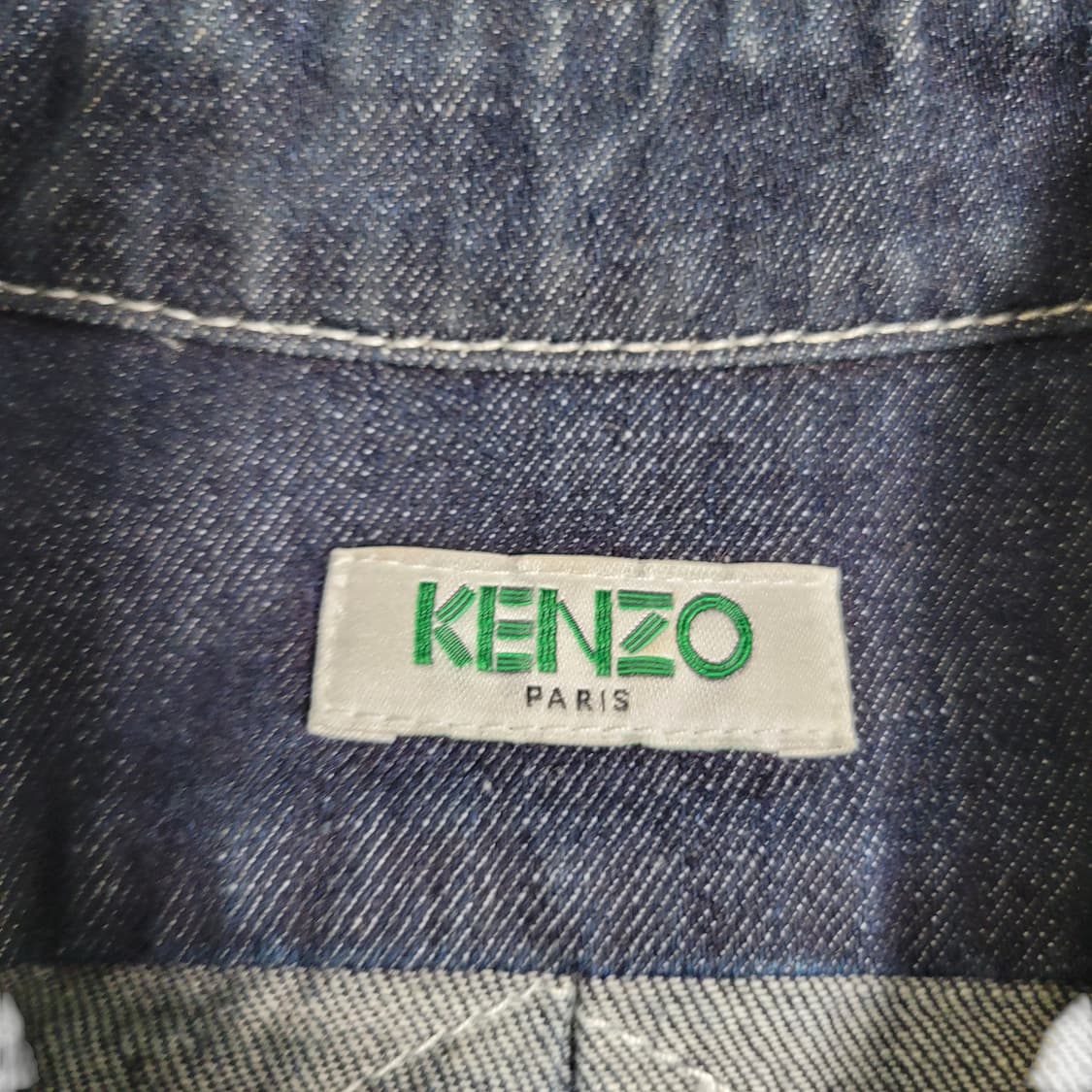 KENZO 겐조 타이거 자수 패치 데님 셔츠 상품이미지2
