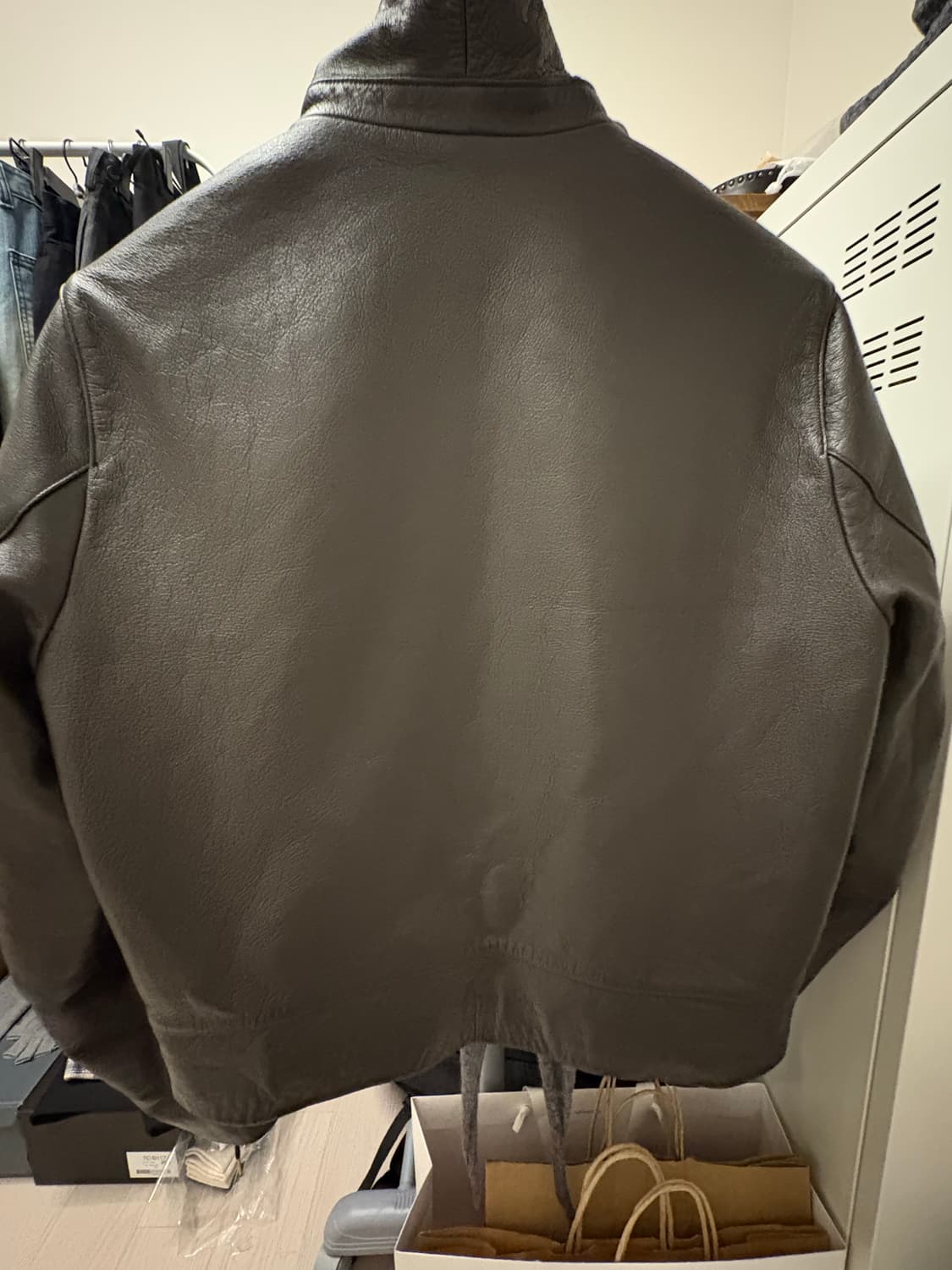 [1] 머듈 레더 자켓 브라운 상품이미지5