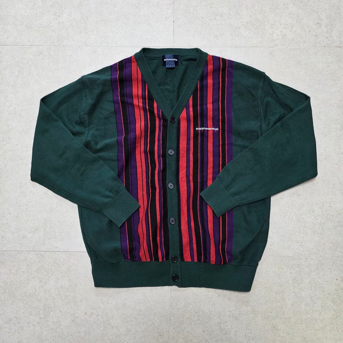 디스이즈네버댓 가디건 L 상품이미지1