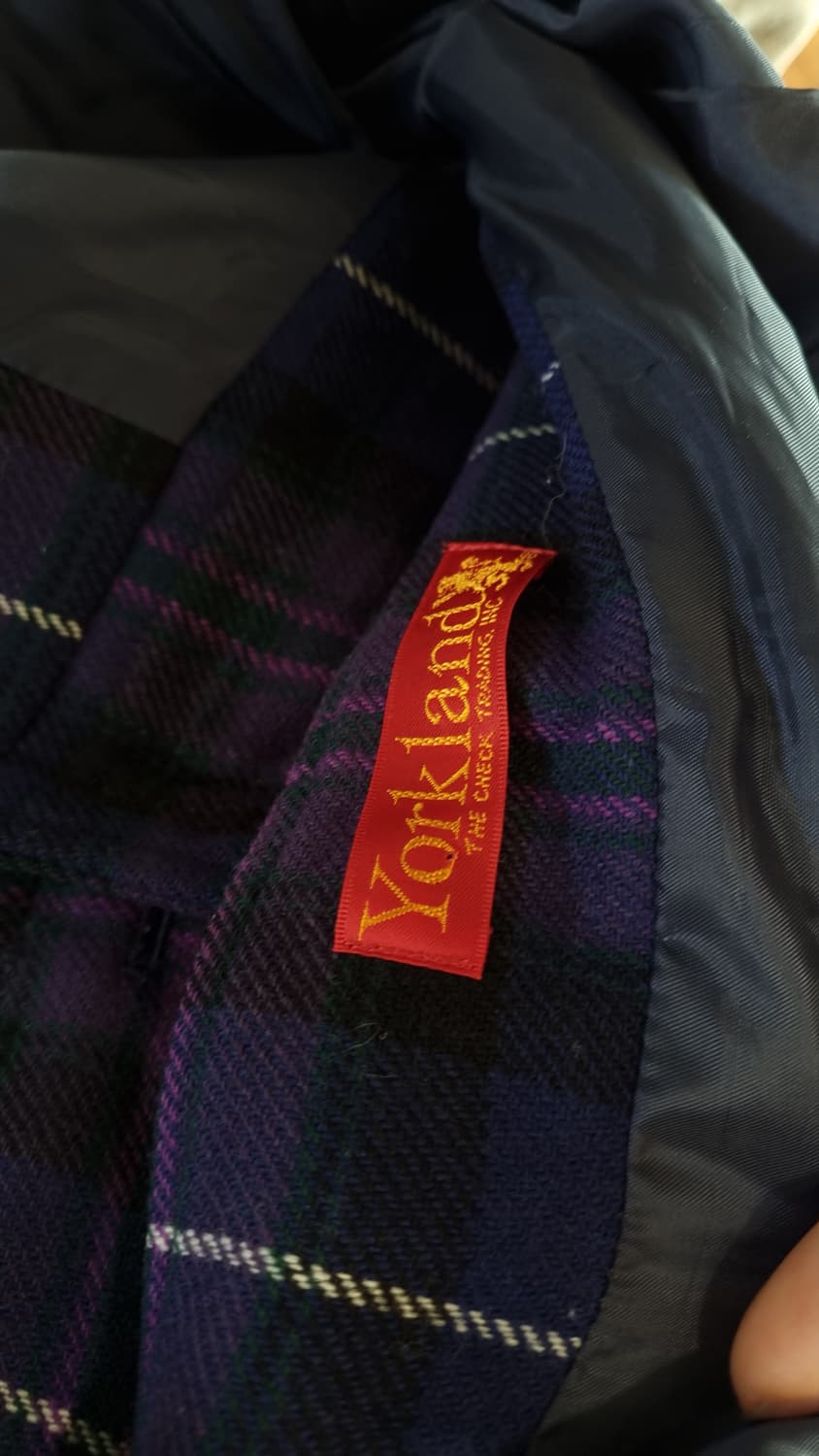 재팬 빈티지 체크 플리츠 스커트 ( Yorkland ) 상품이미지8