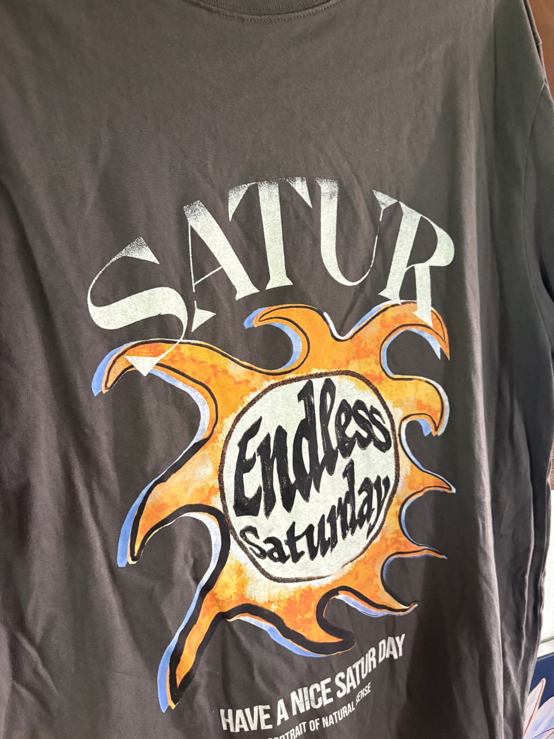 Satur 락스타 그래픽 반팔티 L 상품이미지2
