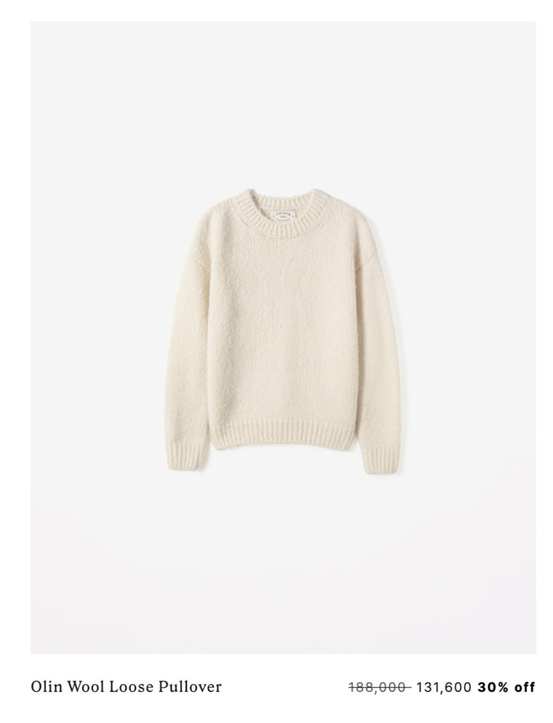 [fyeo] olin wool loose pullover 상품이미지3
