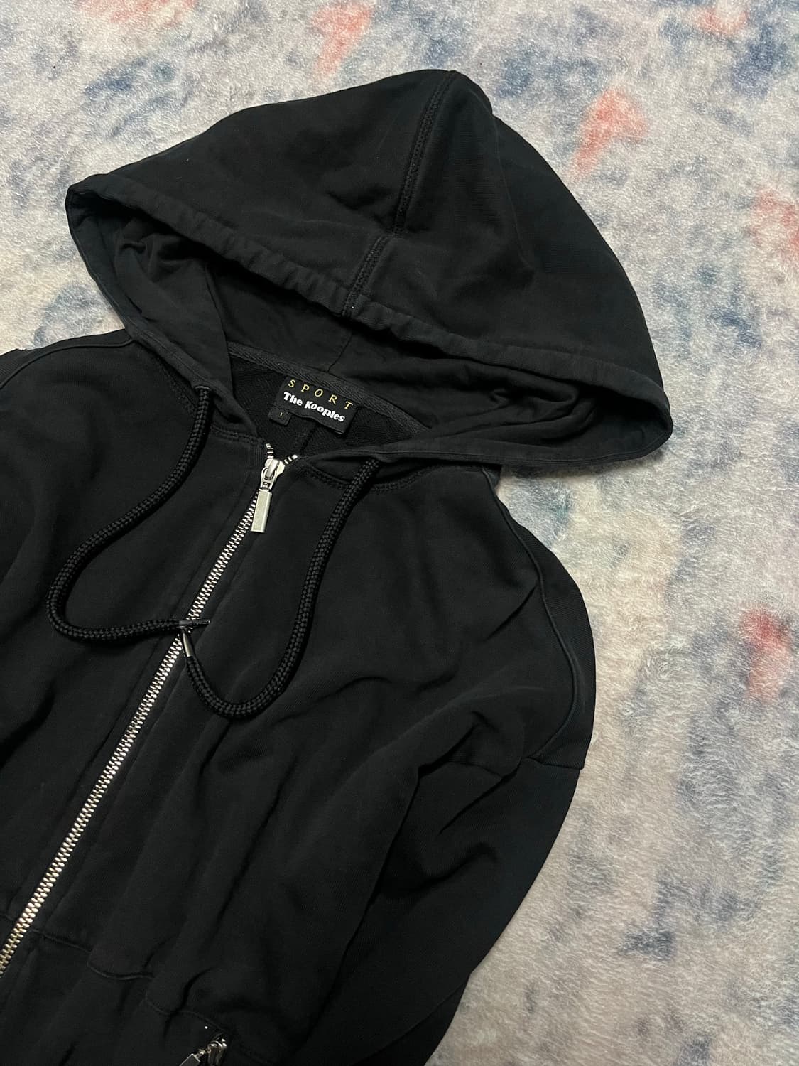 The kooples twin buckle rider hoodie 상품이미지3