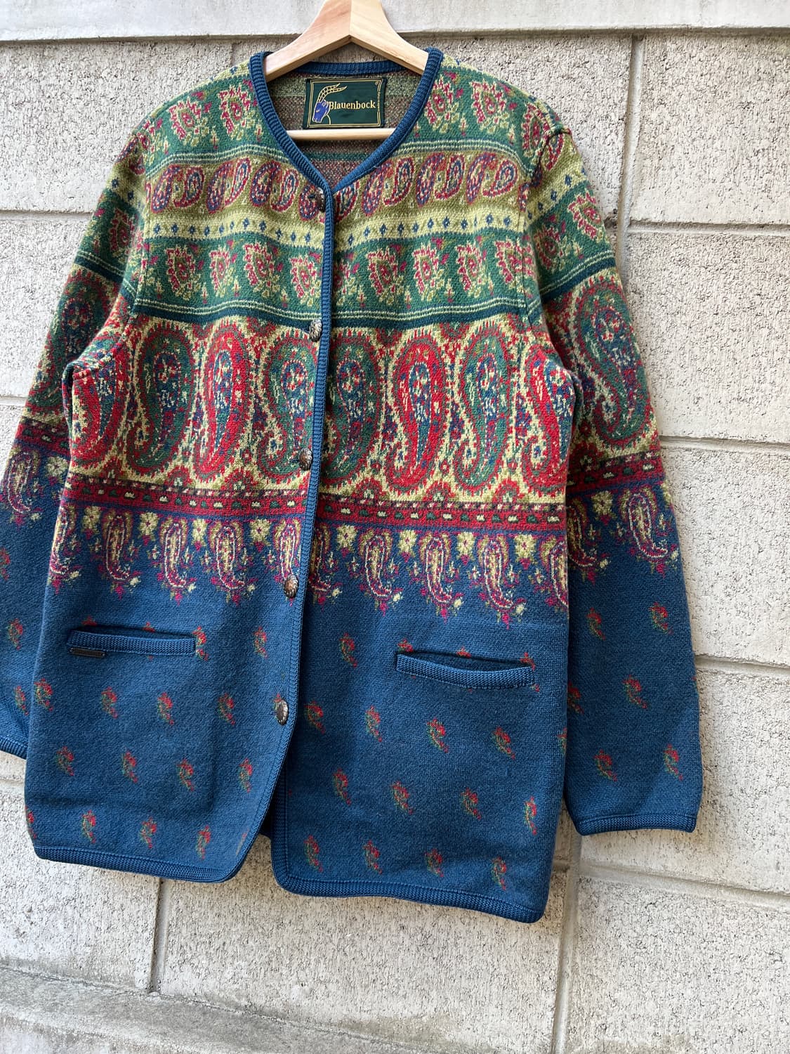1990s BLAUENBOCK PURE WOOL JACKET 울자켓 상품이미지5