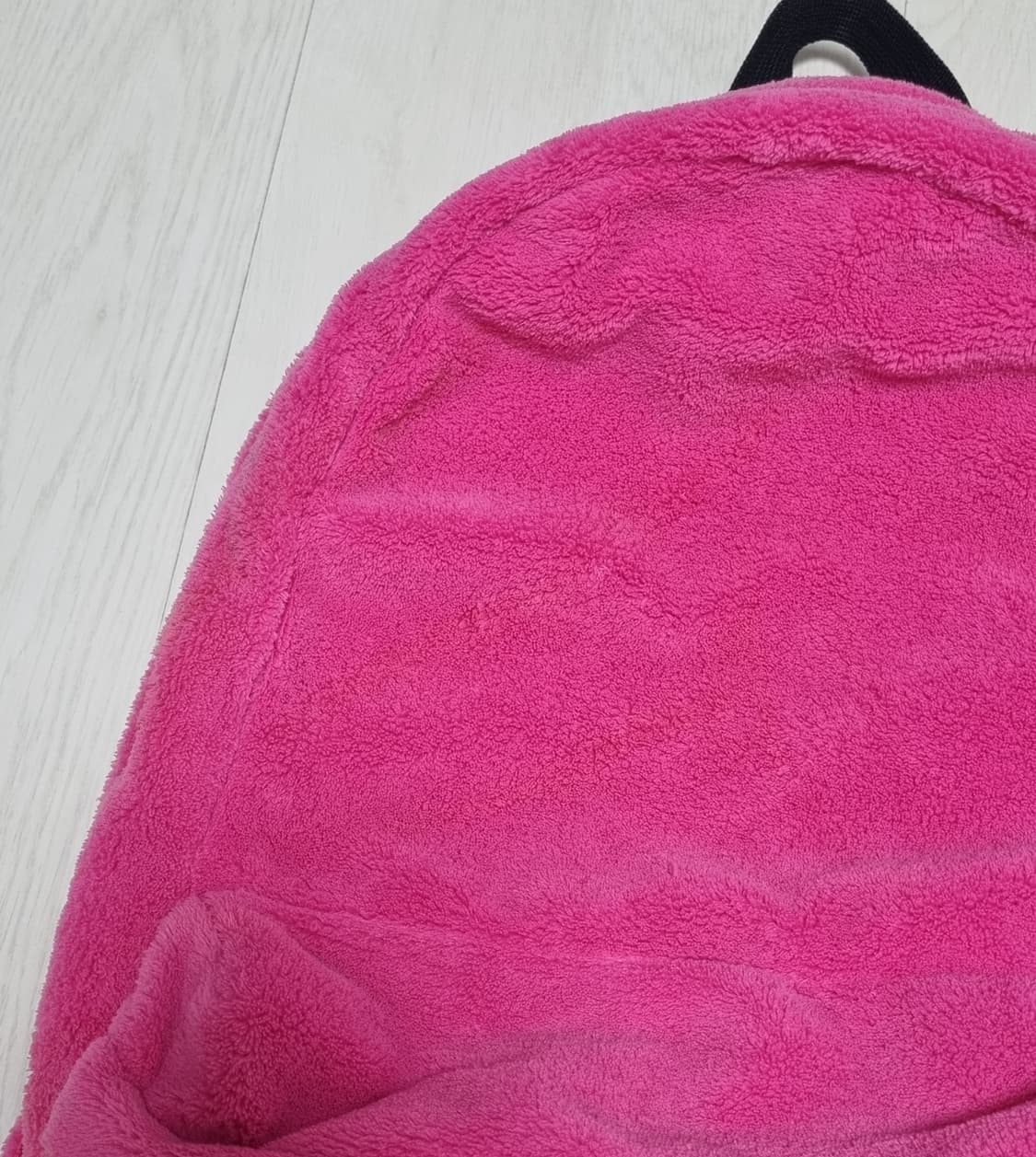 빈티지 y2k 핫핑크 퍼 백팩 가방 상품이미지5