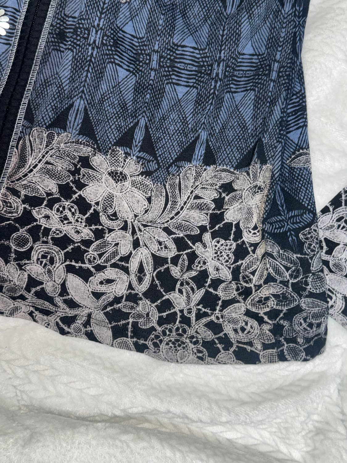 바닐라슈가 빈티지 오리엔탈 페어리 y2k 집업 롱슬리브 상품이미지3