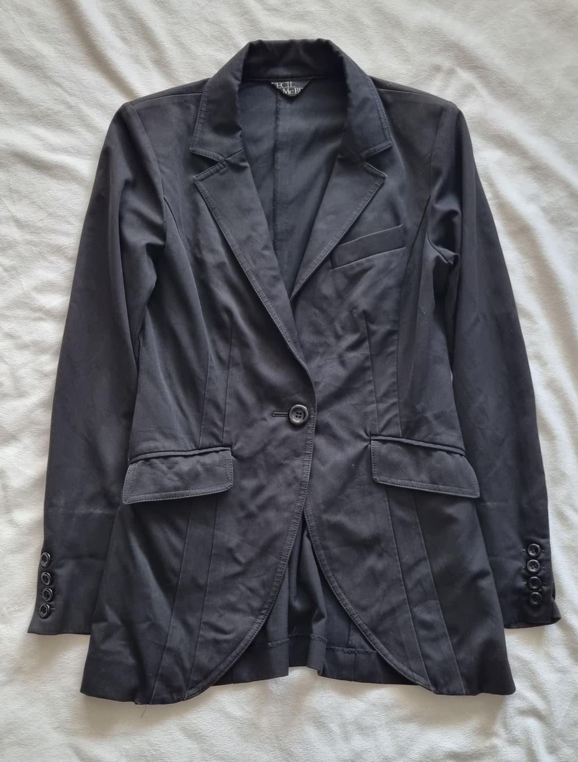 빈티지 세실맥비 긱시크 갸루 블랙 자켓 상품이미지1