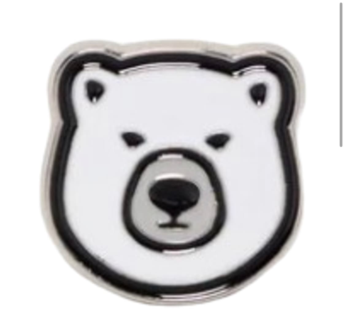 휴먼 메이드 애니멀 헤드 핀 화이트 상품이미지1