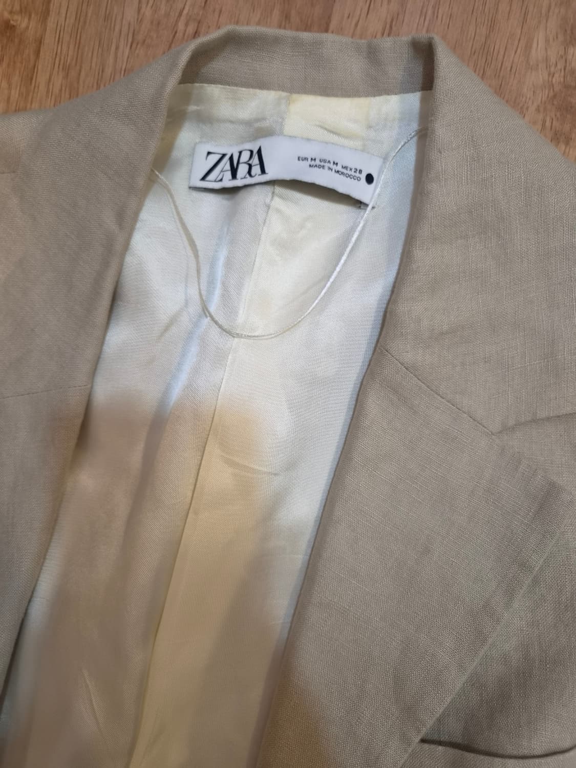 자라 ZARA 여성 린넨반팔자켓 M사이즈 상품이미지6