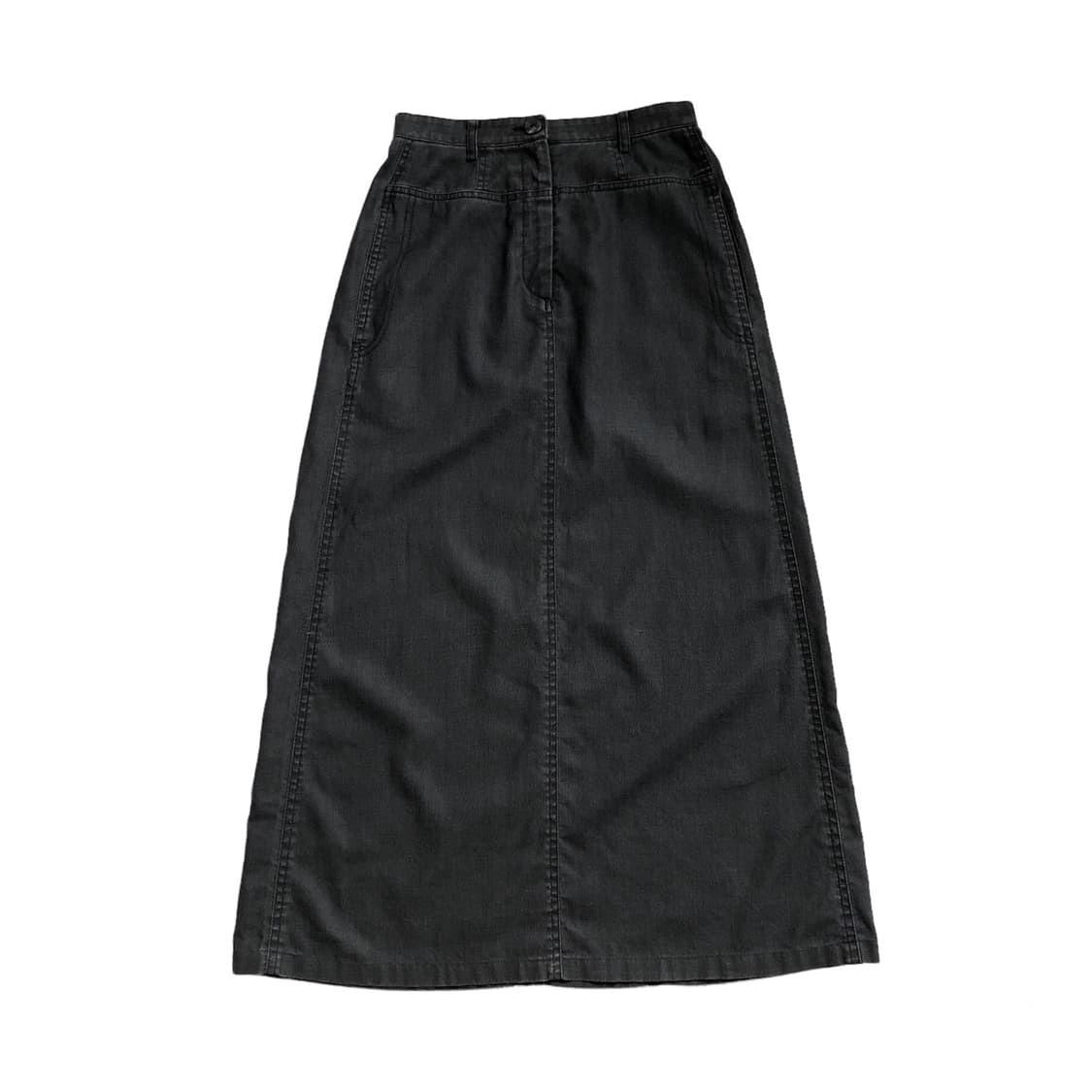 페이크 데님 롱 스커트 상품이미지1