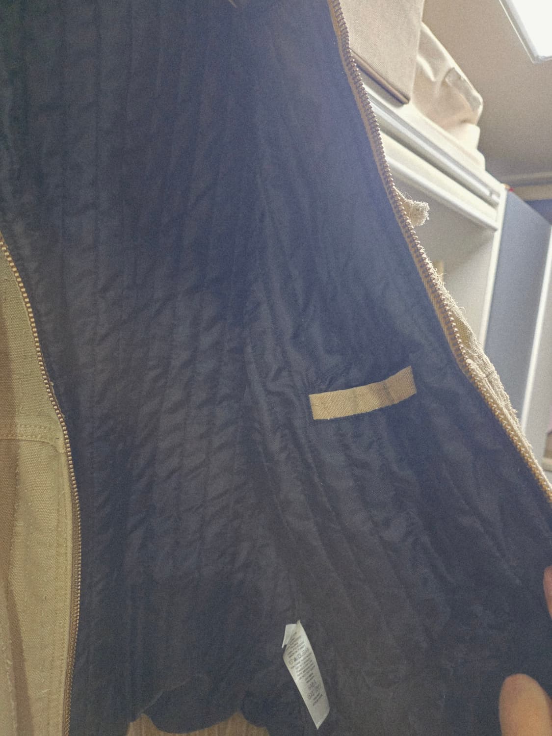 스투시 퀄팅 후드 집업 상품이미지3