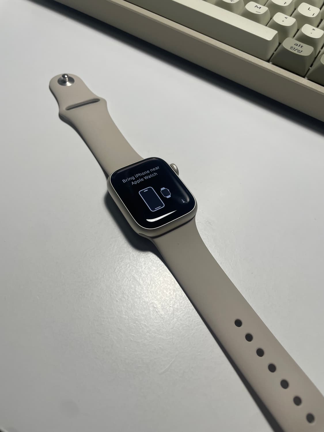 애플워치 9 시리즈 41mm 스타라이트 판매 상품이미지2