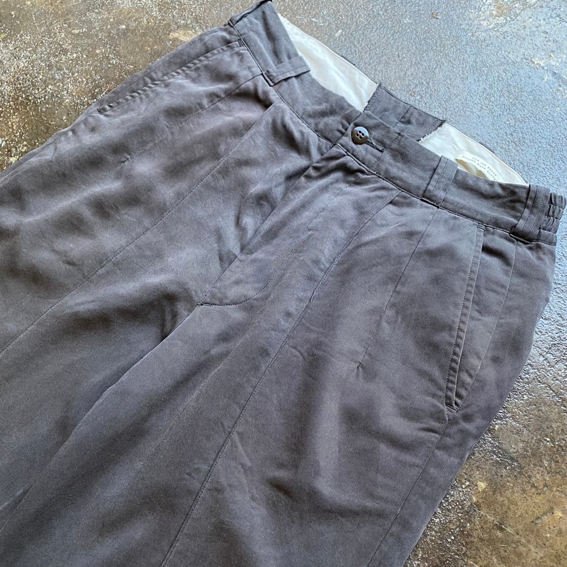 (32) old joe 텐셀 와이드 팬츠 상품이미지3