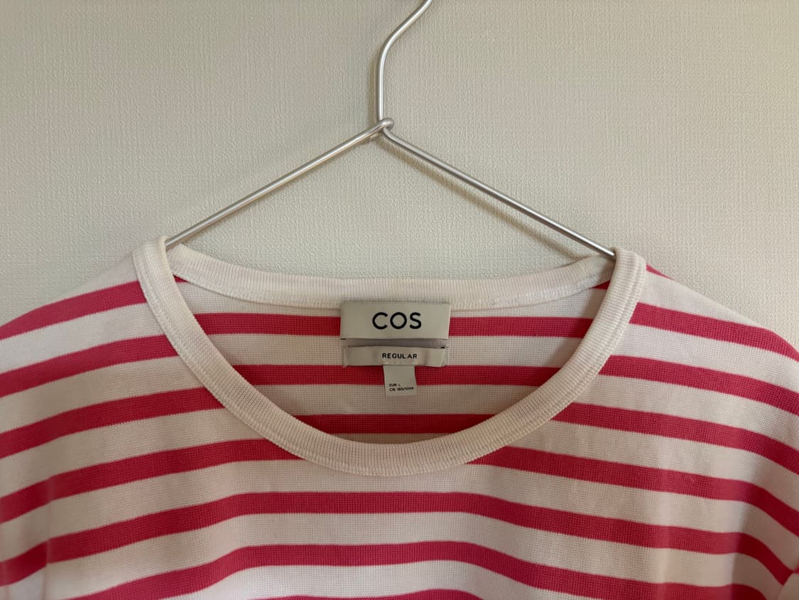코스 COS 핑크 화이트 스트라이프 L 사이즈 상품이미지3
