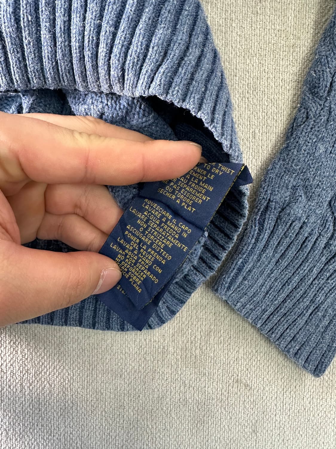 100 폴로랄프로렌 꽈배기 니트  상품이미지5