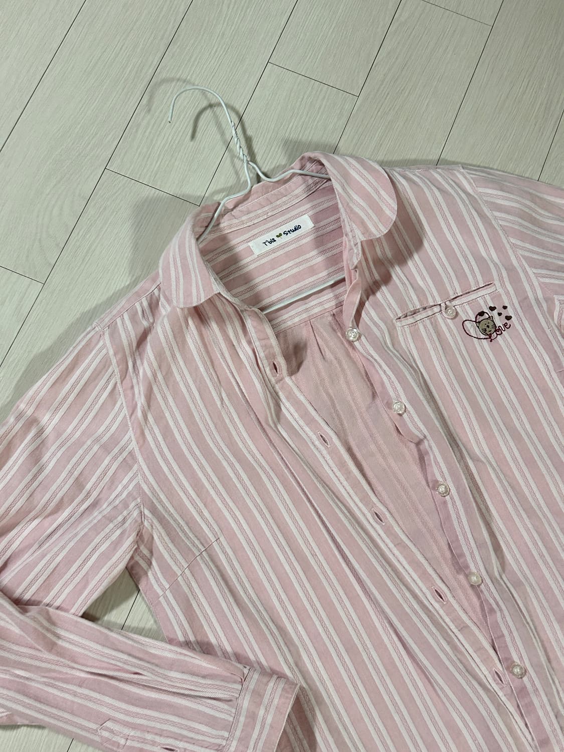 Tbis 핑크 티셔츠 상품이미지1