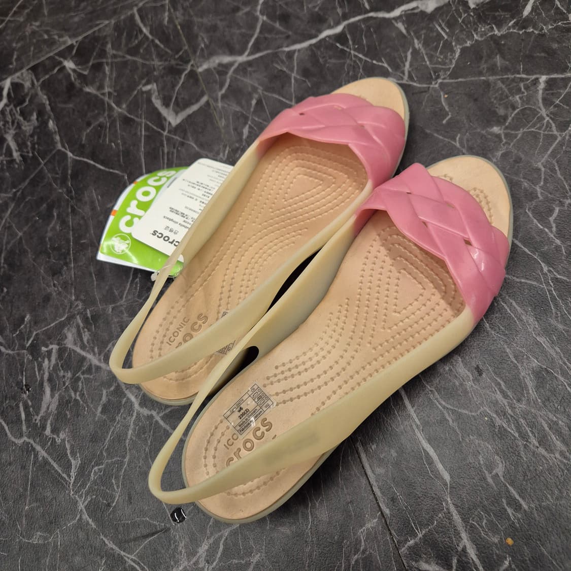 CROCS / 이사벨라 슬링백 stucco/peony 상품이미지1
