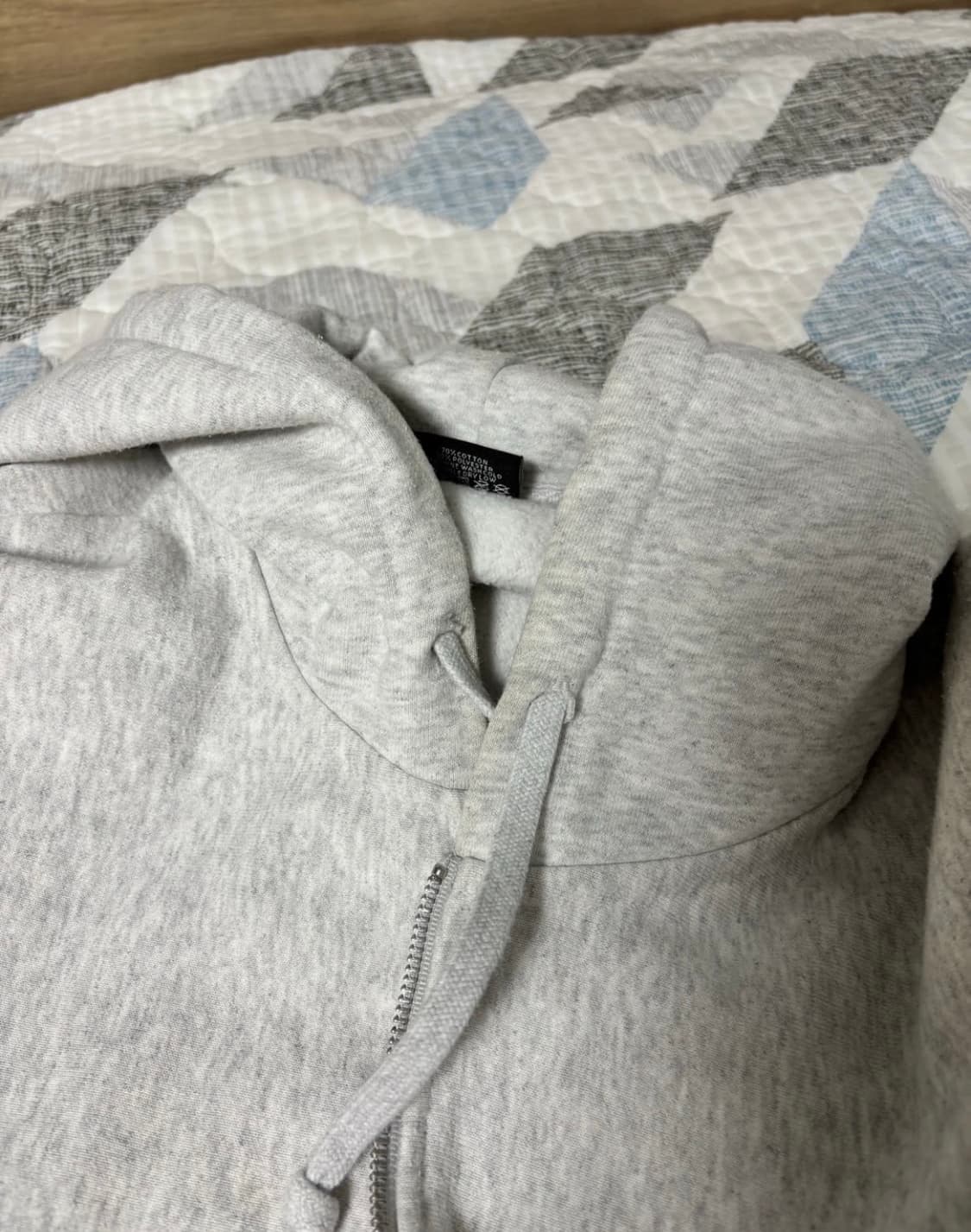 스투시 도버스트릿 마켓 런던 라이트그레이 후드집업 상품이미지4