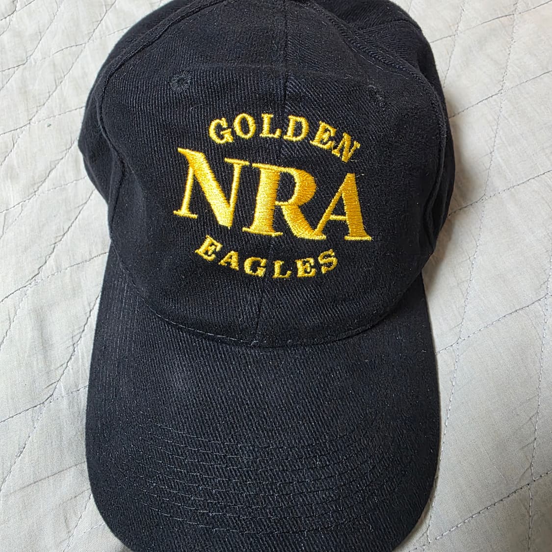 [OS] 빈티지 NRA 골든 이글 6패널 캡 블랙 상품이미지2