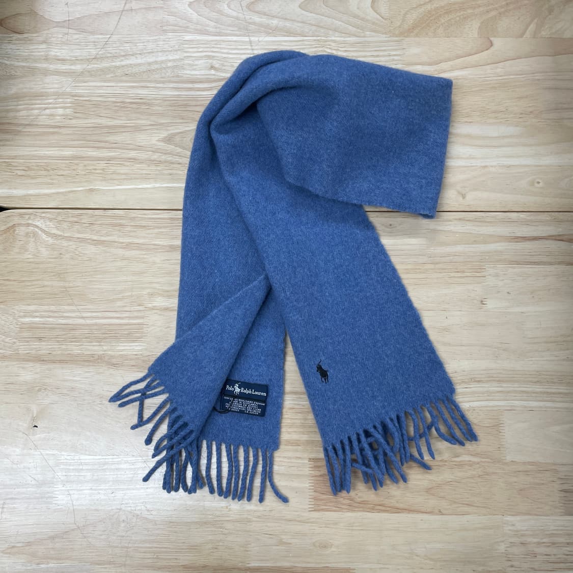 폴로 랄프로렌 블루 머플러 상품이미지1