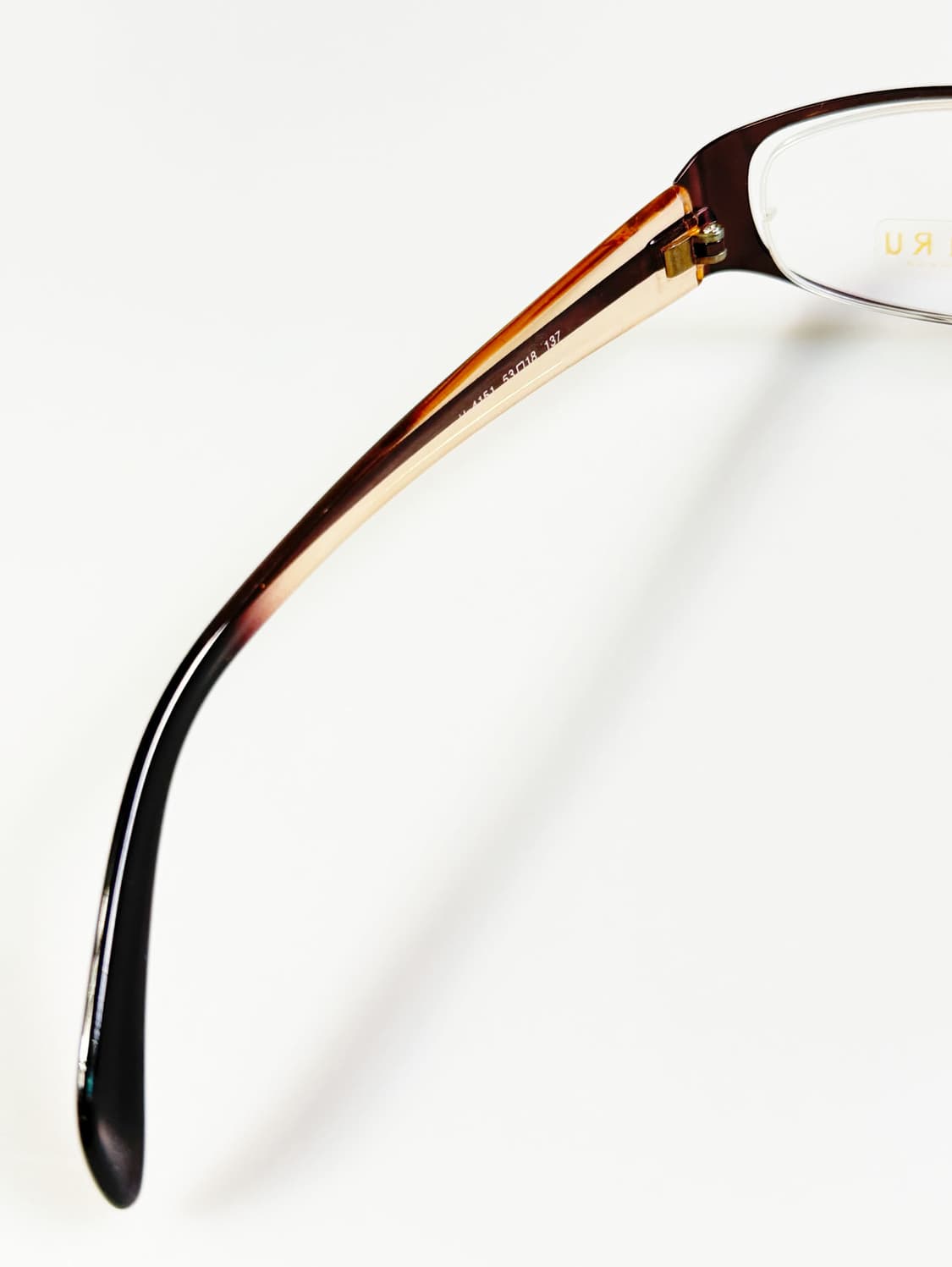 HARU 슬림 오벌 브라운 메탈 프레임 빈티지 안경 상품이미지7