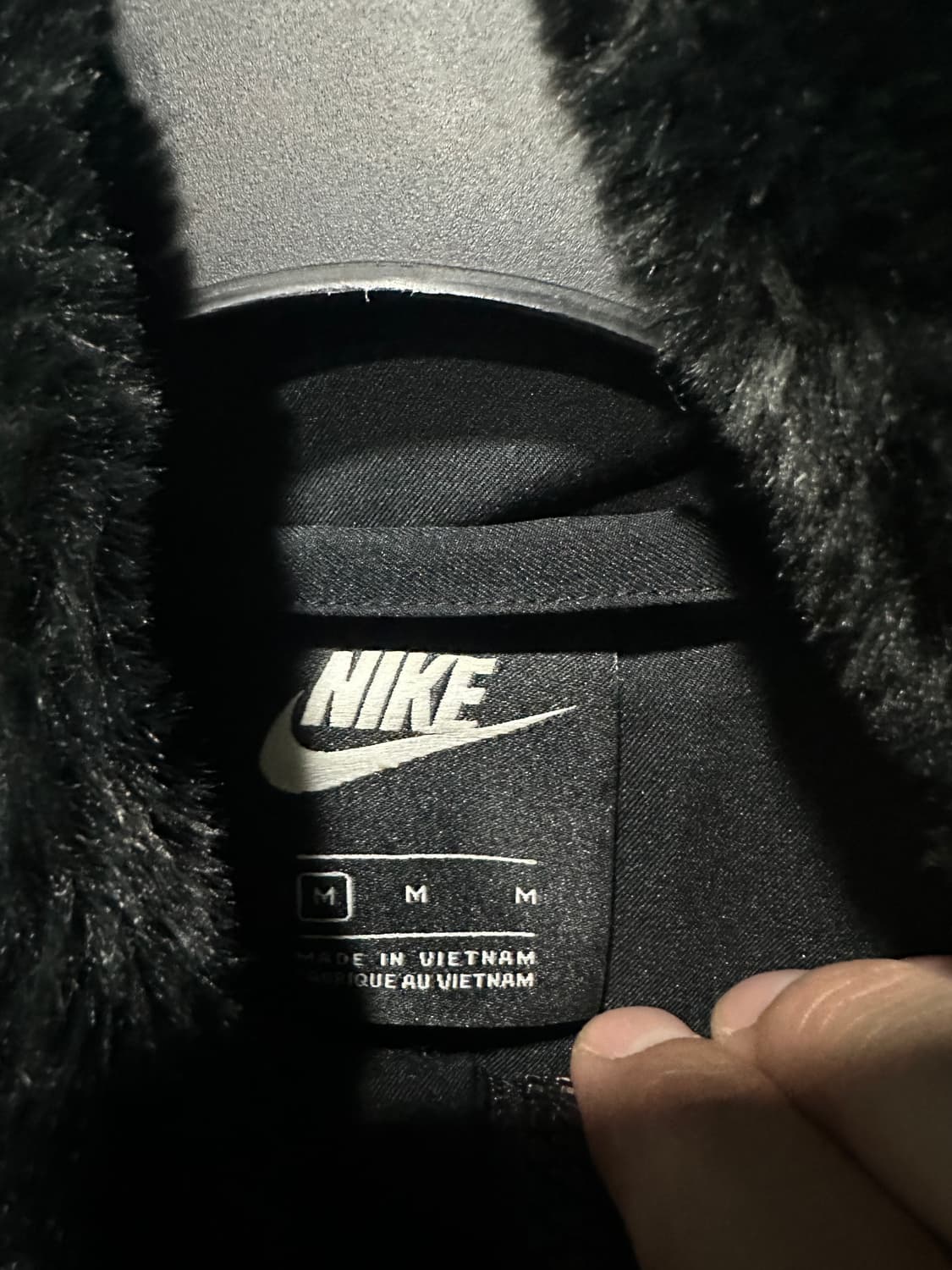 나이키 빅로고 쉐르파 자켓 M 상품이미지3