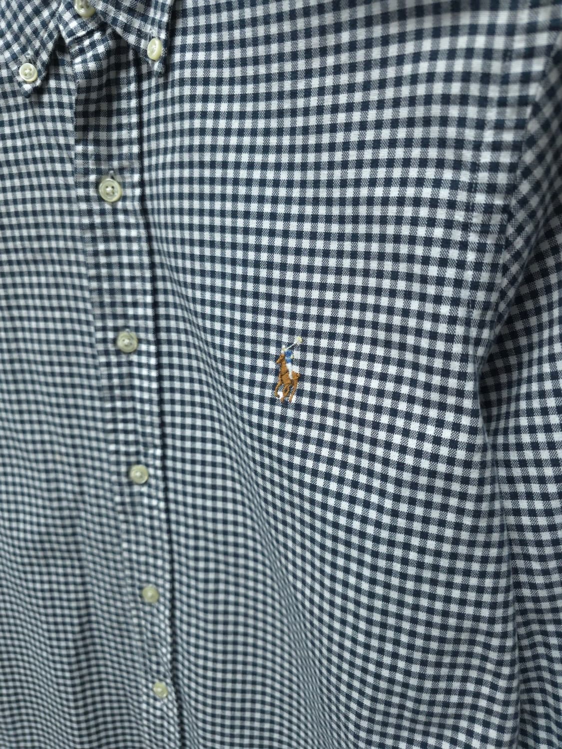 폴로랄프로렌 깅엄 체크셔츠 (남성 95) 상품이미지4