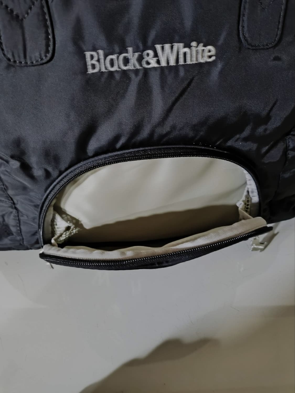 블랙앤화이트 보스턴백 골프가방 여행가방 상품이미지6