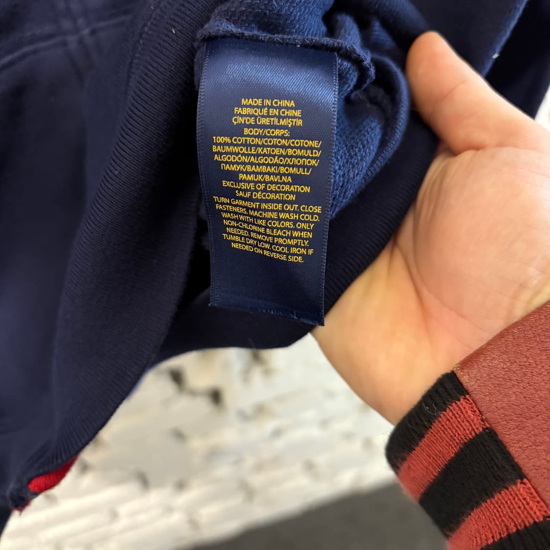 폴로 빅포니3 성조기 후드집업 상품이미지6