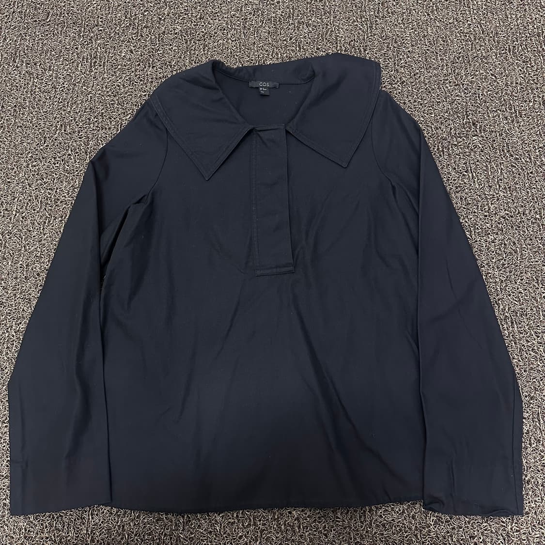 COS 코스 여성 블라우스 긴팔 네이비 32사이즈 상품이미지1
