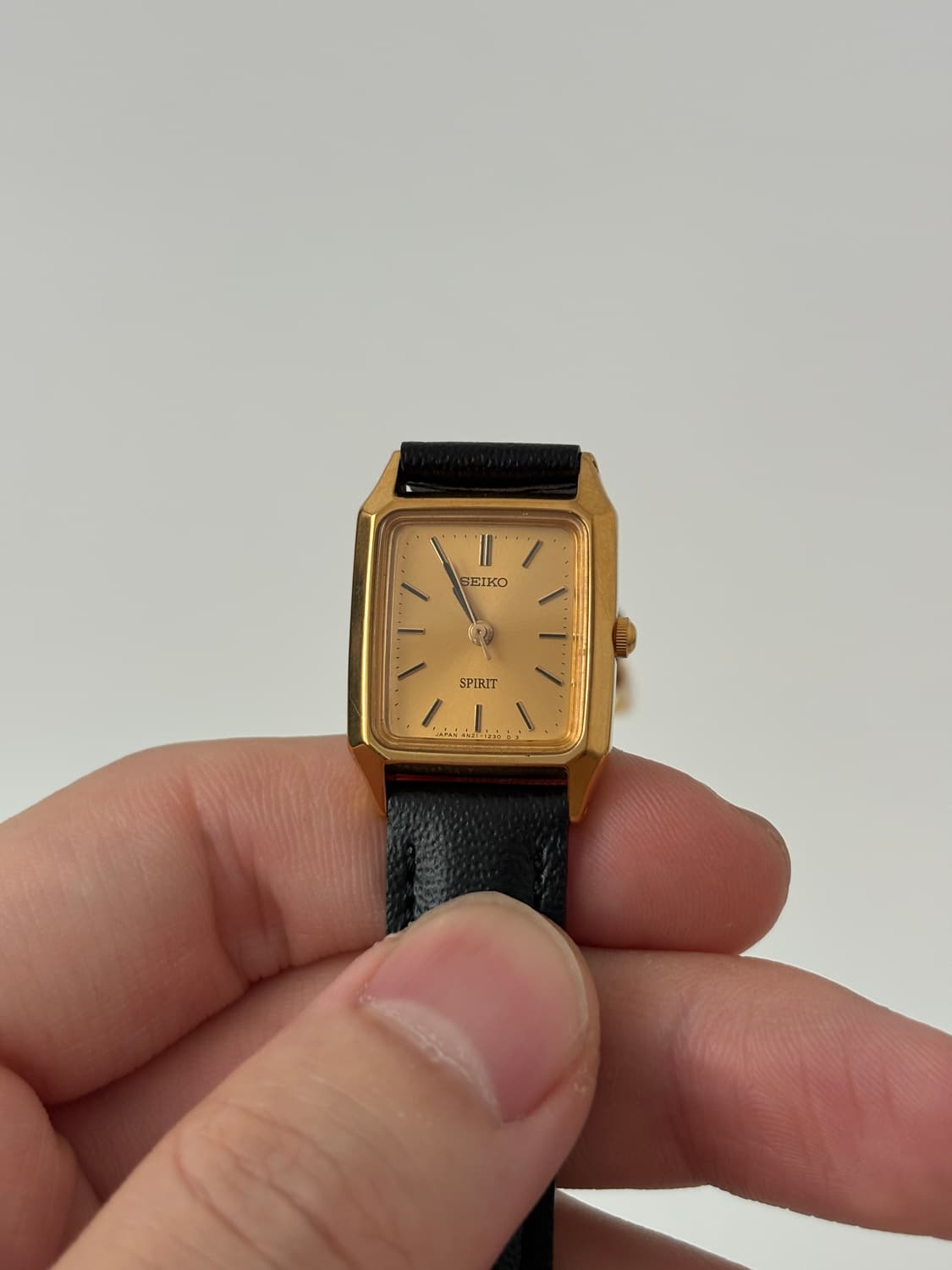 1990s Spirit Gold Square Ladies Quartz 상품이미지1