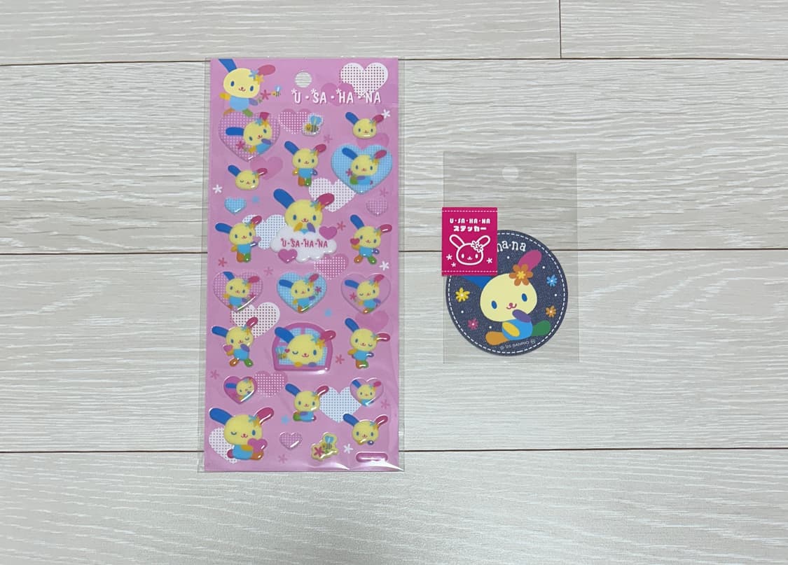 우사하나 에폭시 씰 스티커/데님 조각 스티커 세트 상품이미지1