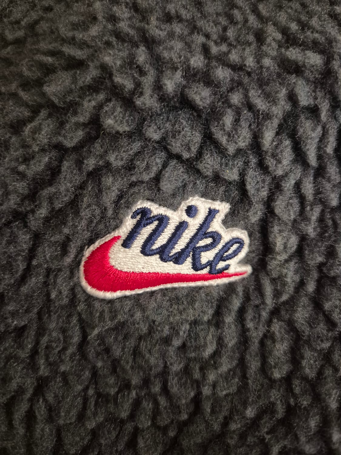 (XL) 나이키 셰르파 양털 조끼 그레이/블랙 상품이미지4