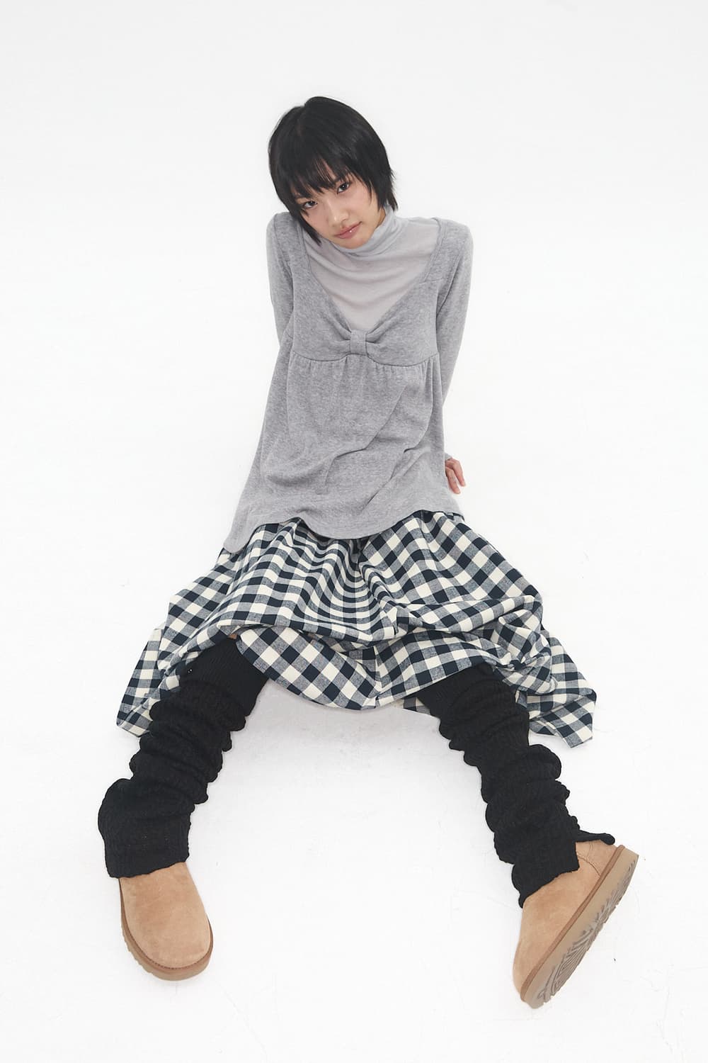 익스파이어드걸 BAMBI SOFT TOP LIGHT GREY 상품이미지2