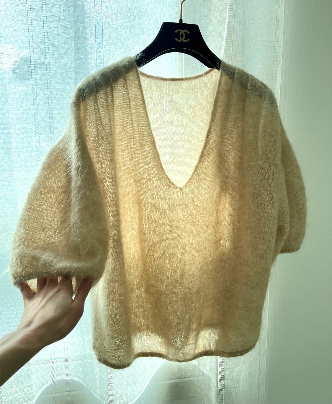 제평 - 고퀄 양모+모헤어 분위기 니트 상품이미지1