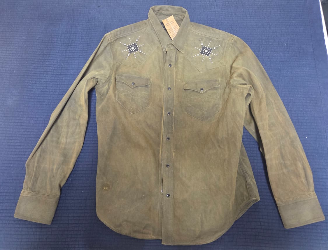 RRL 스터드 웨스턴 데님 셔츠 AL 사이즈 상품이미지1