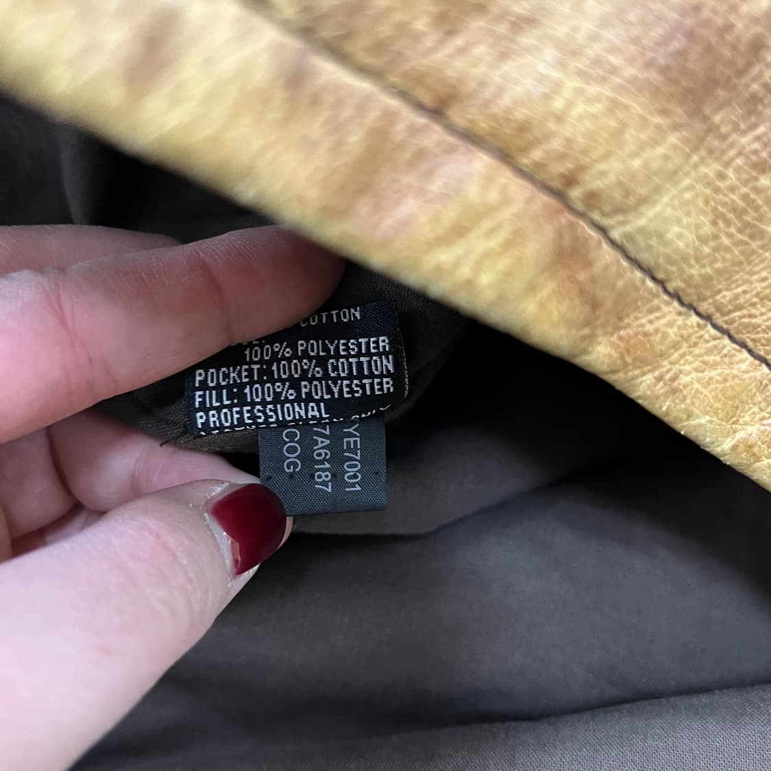 [L] 게스 빈티지 오일 에이징 바이커 양가죽 자켓 0102M1 상품이미지4